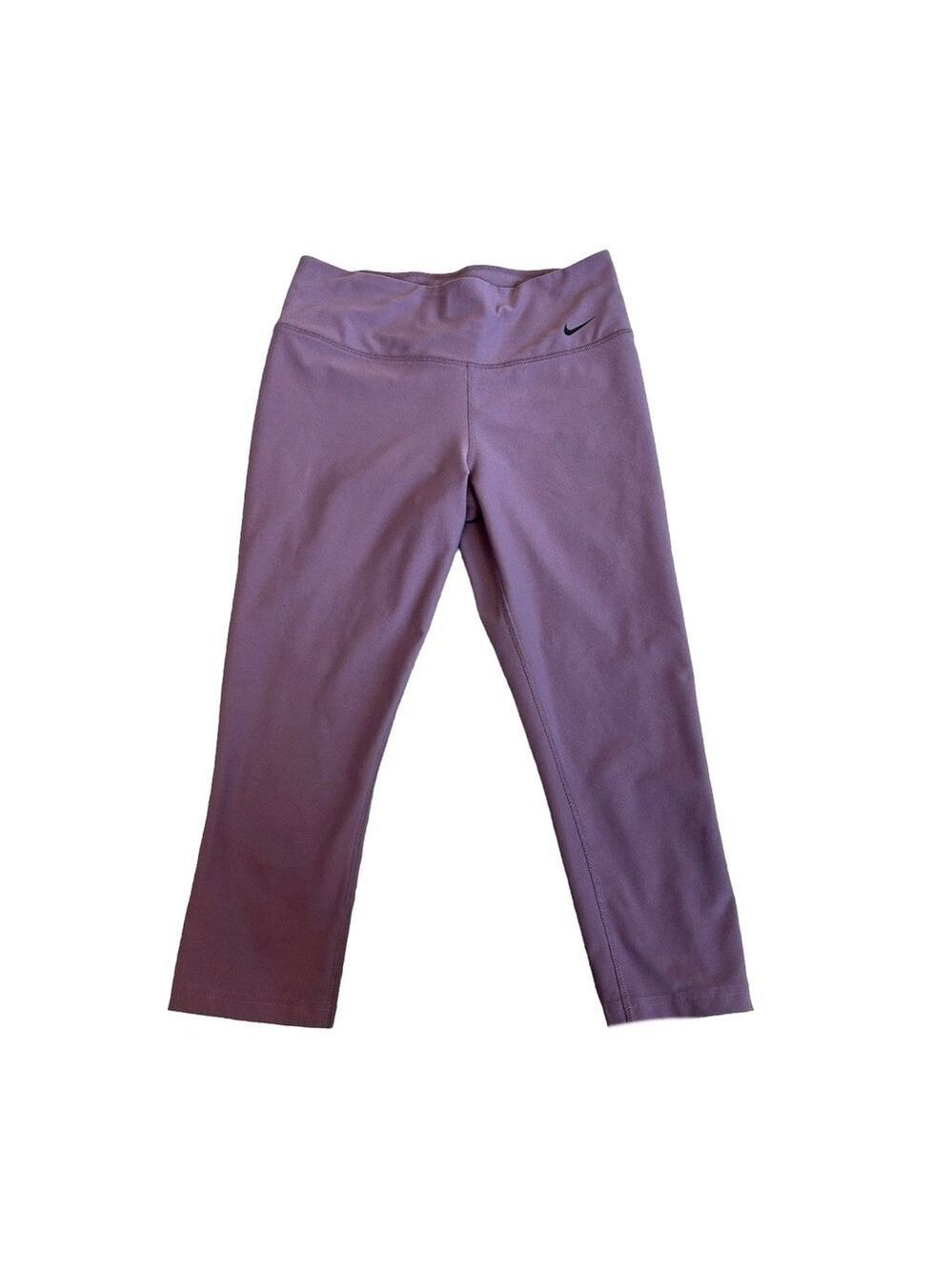 NIKE mauve purple dri-fit capri leggings Sz S